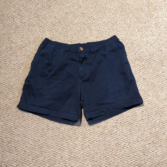 Chubbies Originals Stretch Shorts Mens Medium Blue Elastic Waist Chino Casual - Picture 1 of 8